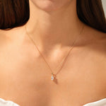 2.0 CT Marquise Moissanite Diamond Solitaire Pendant Necklace in Solid Gold 4