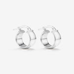 Round Cut Cubic Zirconia in 925 Sterling Silver Earrings 1