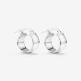Round Cut Cubic Zirconia in 925 Sterling Silver Earrings 1