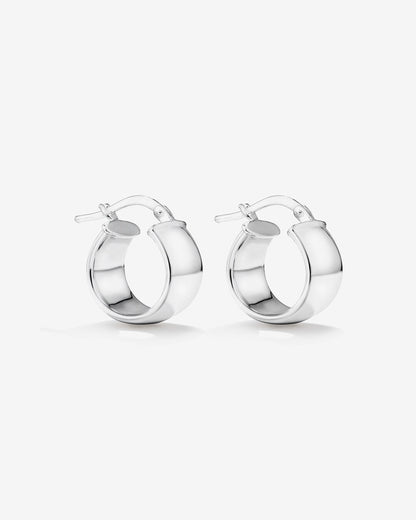 Round Cut Cubic Zirconia in 925 Sterling Silver Earrings 1