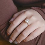 Stunning 1.0 - 2.0 CT Emerald Moissanite Engagement Ring with Solitaire Design 6