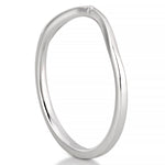 Stunning Curved Metal Wedding Bands 4
