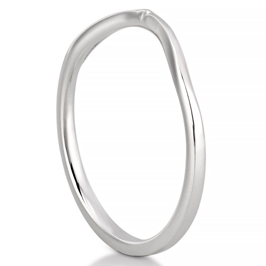 Stunning Curved Metal Wedding Bands 4