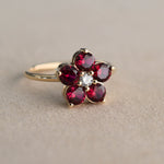 0.08 CT Round Ruby Lab Made Diamond- July Birthstone Engagement Ring 7