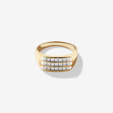0.54 CT Round  Moissanite Channel Set Men's Wedding Band in Solid Gold 1