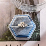 Stunning 3.0 CT Oval Moissanite Engagement Ring with 3 Stones Design 9