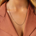 Round Cut Cubic Zirconia in 925 Sterling Silver Necklace 4