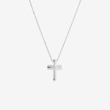 Round Cut Cubic Zirconia in 925 Sterling Silver Necklace 1