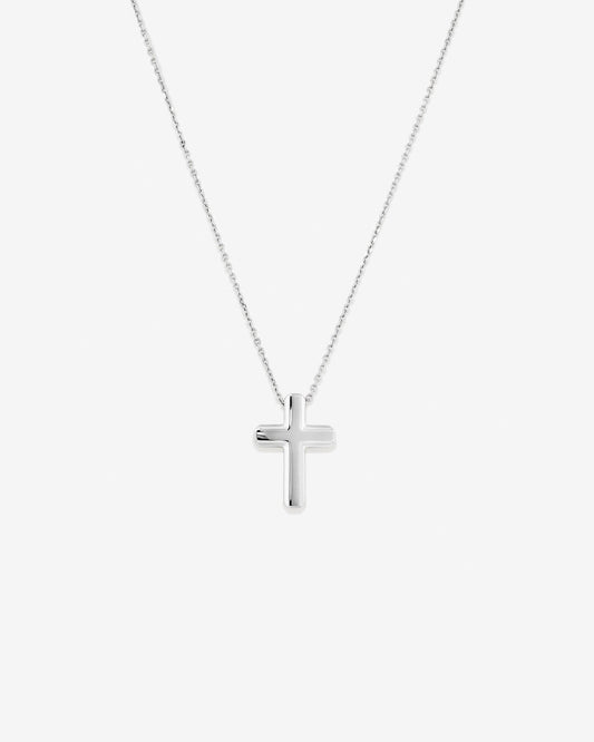 Round Cut Cubic Zirconia in 925 Sterling Silver Necklace 1