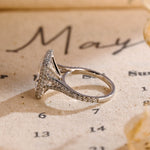 5.0 CT Radiant Shaped Moissanite Engagement Ring With Halo Split Shank Pave Accents 5