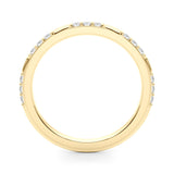 Stunning 0.20 CT Round Moissanite Stones Bar Wedding Bands 2