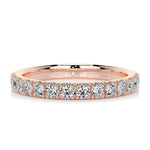 0.5 CT Round Half Eternity CVD EF/VVS Diamond Wedding Band 7