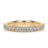 0.5 CT Round Half Eternity CVD EF/VVS Diamond Wedding Band 16