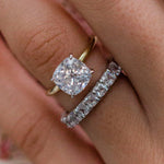 Cushion Cut Solitaire Style Cubic Zirconia in 925 Sterling Silver Ring 4