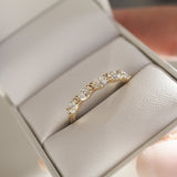 Stunning 1 TCW Marquise Moissanite Stones Half Eternity Wedding Bands 4