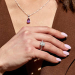 Classic 2.50 CT Radiant Moissanite Engagement Ring with Pave Design 4