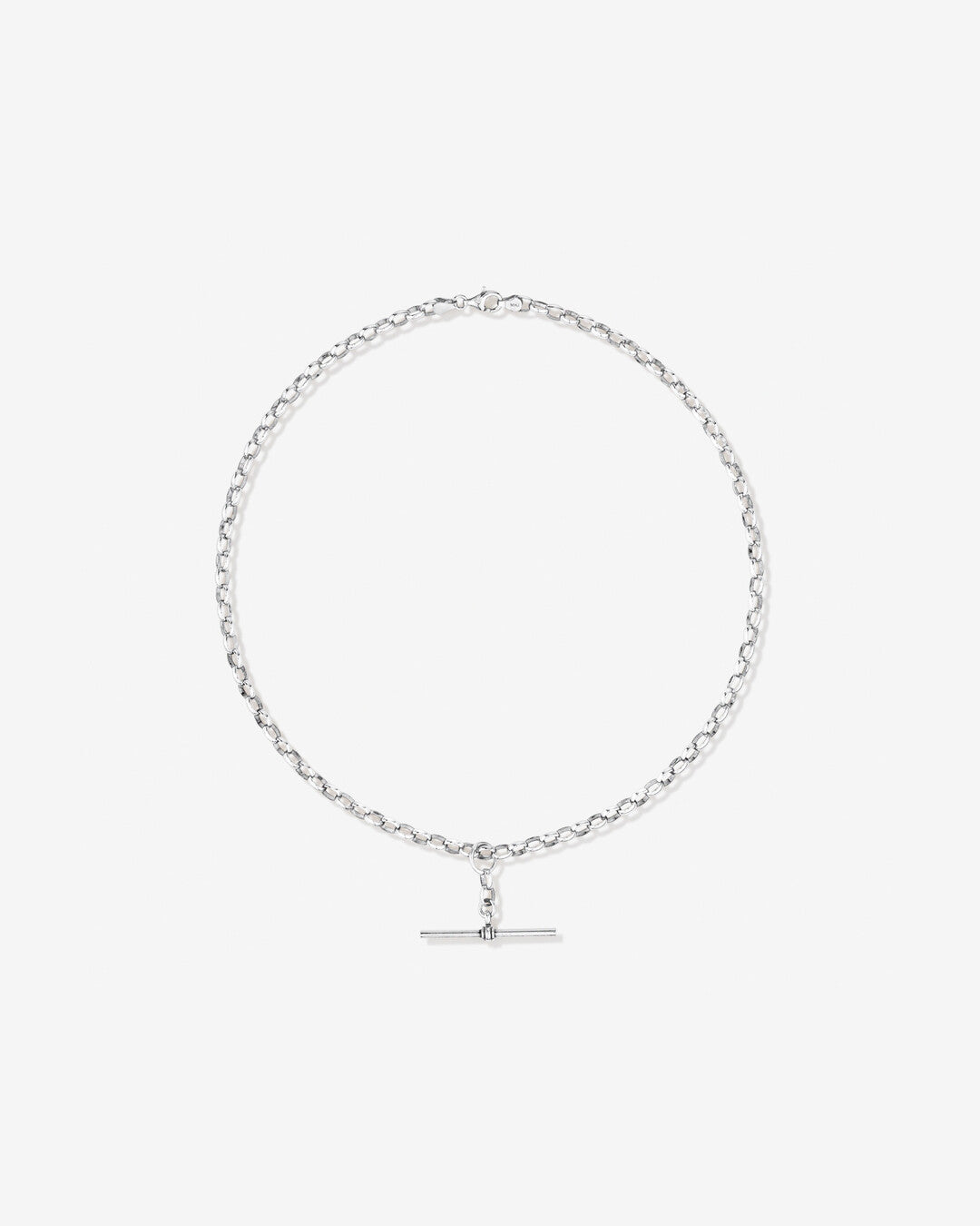 Round Cut Cubic Zirconia in 925 Sterling Silver Necklace 3