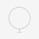 Round Cut Cubic Zirconia in 925 Sterling Silver Necklace 3