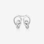 Round Cut Cubic Zirconia in 925 Sterling Silver Earrings 1