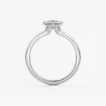 Marquise Bezel Lab Grown Diamond Engagement Ring