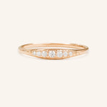 Stunning 0.2 TCW Round Moissanite Stones Snuggery Wedding Bands 4