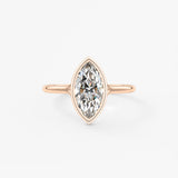 Marquise Split Shank Lab Grown Diamond Engagement Ring