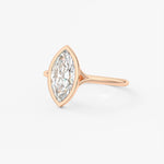 Marquise Split Shank Lab Grown Diamond Engagement Ring