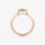 Marquise Split Shank Lab Grown Diamond Engagement Ring