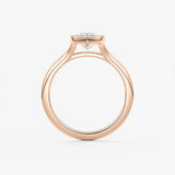 Marquise Split Shank Lab Grown Diamond Engagement Ring