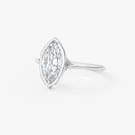 Marquise Split Shank Lab Grown Diamond Engagement Ring
