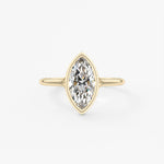 Marquise Split Shank Lab Grown Diamond Engagement Ring