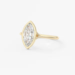 Marquise Split Shank Lab Grown Diamond Engagement Ring