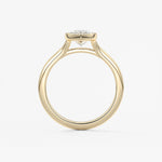 Marquise Split Shank Lab Grown Diamond Engagement Ring