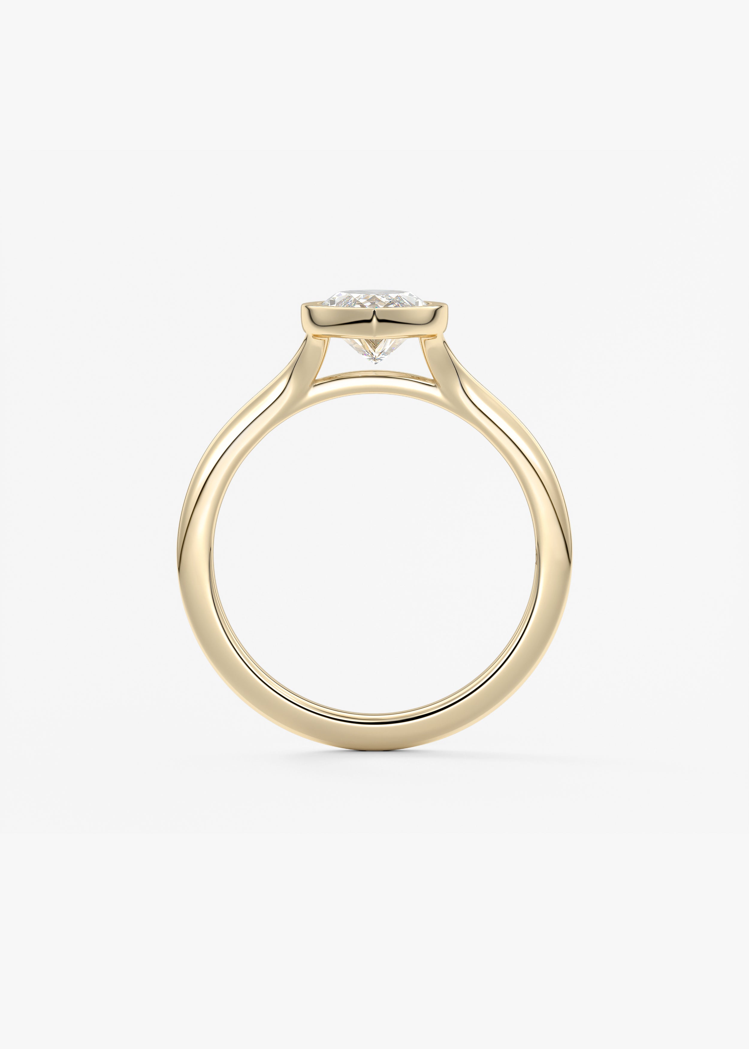 Marquise Split Shank Lab Grown Diamond Engagement Ring