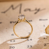Stunning 2.0 CT Marquise Cut Moissanite Engagement Ring with Solitaire Design 5