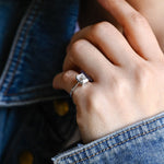 Stunning 1.0 - 2.0 CT Emerald Moissanite Engagement Ring with Solitaire Design 6