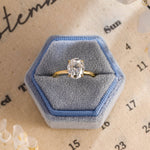 Stunning 2.0 CT Oval Moissanite Engagement Ring with Solitaire Design 7