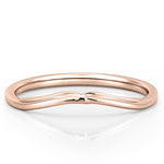 Stunning Curved Metal Wedding Bands 5