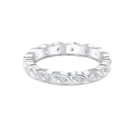 Stunning 0.2 TCW Round Moissanite Stones Wedding Bands 1