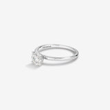 Stunning 0.70 CT Round Moissanite Engagement Ring In Solitaire Design 2