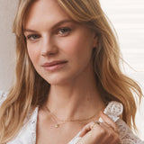 Round Cut Cubic Zirconia in 925 Sterling Silver Necklace 2