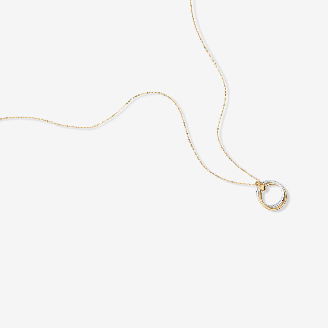 Round Cut Cubic Zirconia in 925 Sterling Silver Necklace 2