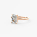 Radiant Solitaire Lab Grown Diamond Engagement Ring