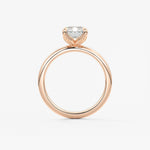 Radiant Solitaire Lab Grown Diamond Engagement Ring
