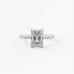 Radiant Solitaire Lab Grown Diamond Engagement Ring
