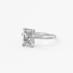 Radiant Solitaire Lab Grown Diamond Engagement Ring