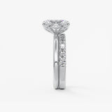 Radiant Solitaire Lab Grown Diamond Engagement Ring