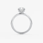 Radiant Solitaire Lab Grown Diamond Engagement Ring