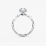 Radiant Solitaire Lab Grown Diamond Engagement Ring