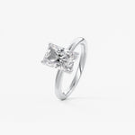 Radiant Solitaire Lab Grown Diamond Engagement Ring